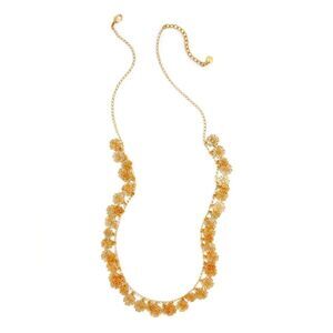 TALBOTS FILIGREE PETALS LAYERING GOLD NECKLACE NWT NOS